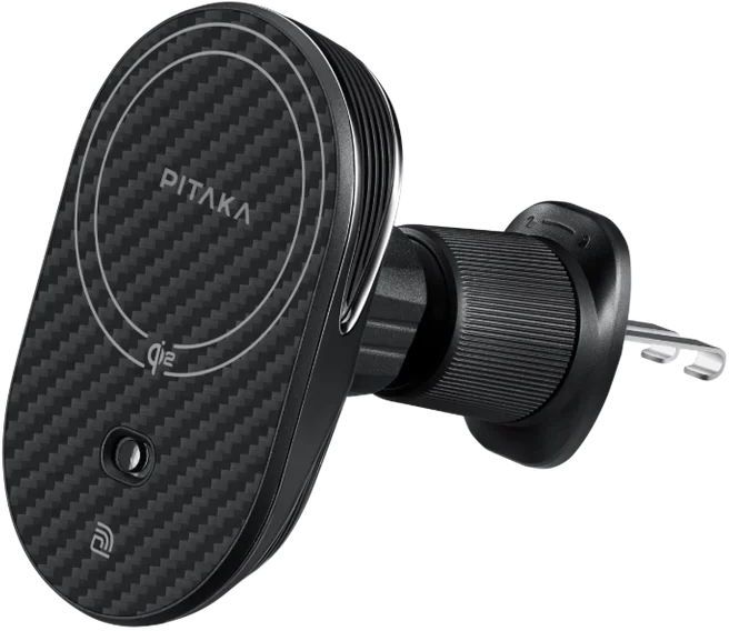 Pitaka MagEZ Car Mount Pro 2 Qi2 Car Vent Black